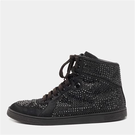 gucci coda embellished high-top sneakers|Gucci ace sneakers women.